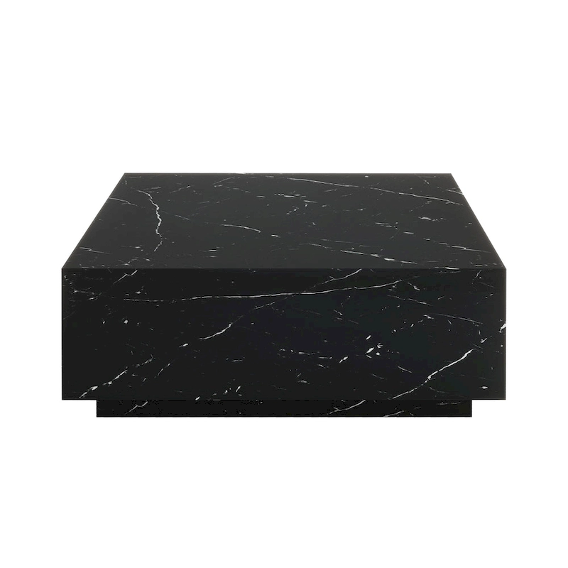 Faux Marble Square Coffee Table