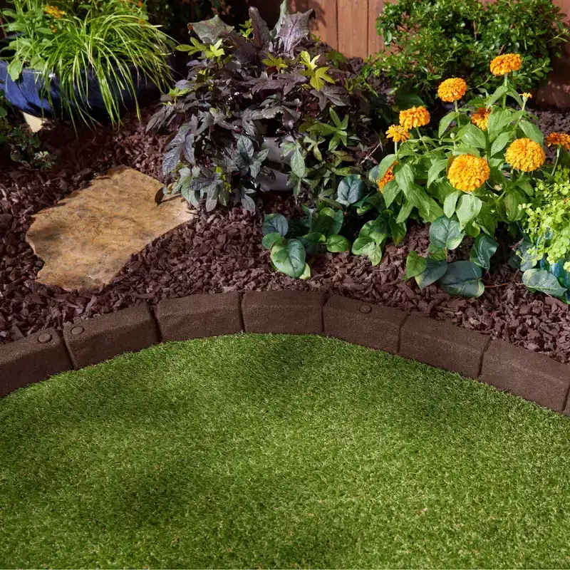 Cobblestone SmartLoc Rubber Landscape Edging