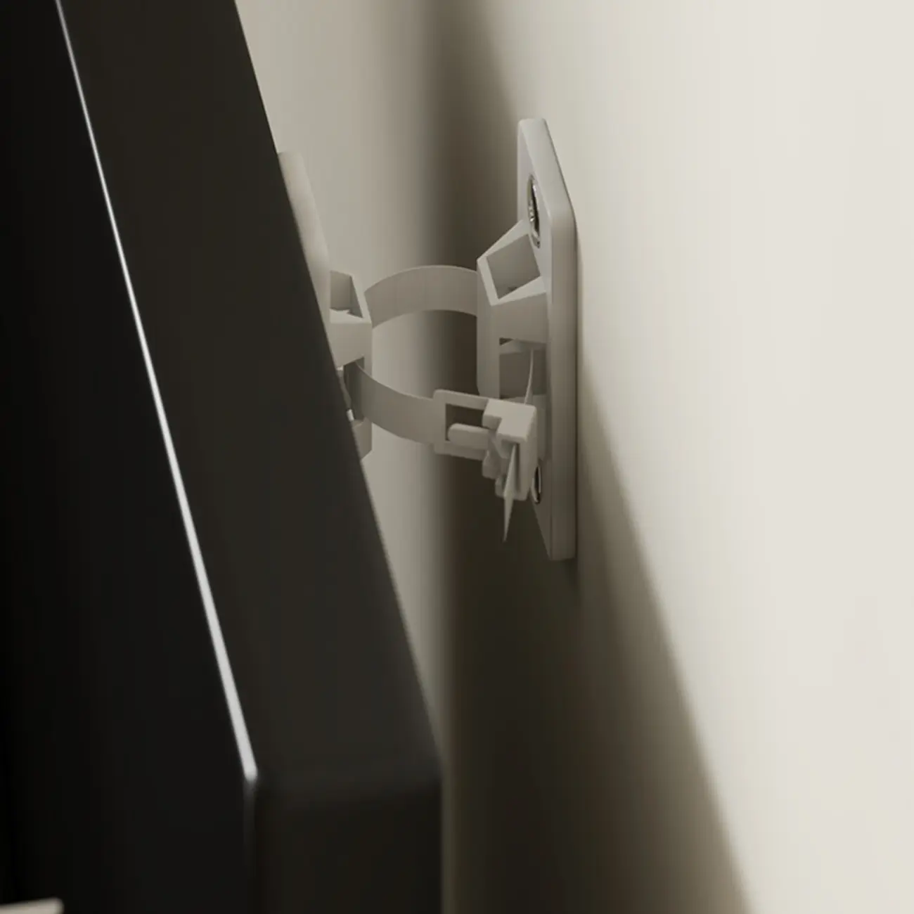 Black Wood Tree-Shaped Vertical Display Bookcase