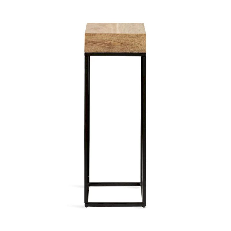 Kate and Laurel Karlsen Wood and Metal Drink Table - 8x8x23