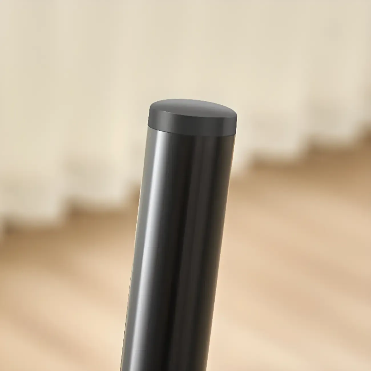 Modern Metal Frame Leather Cushion Low Back Bar Stool