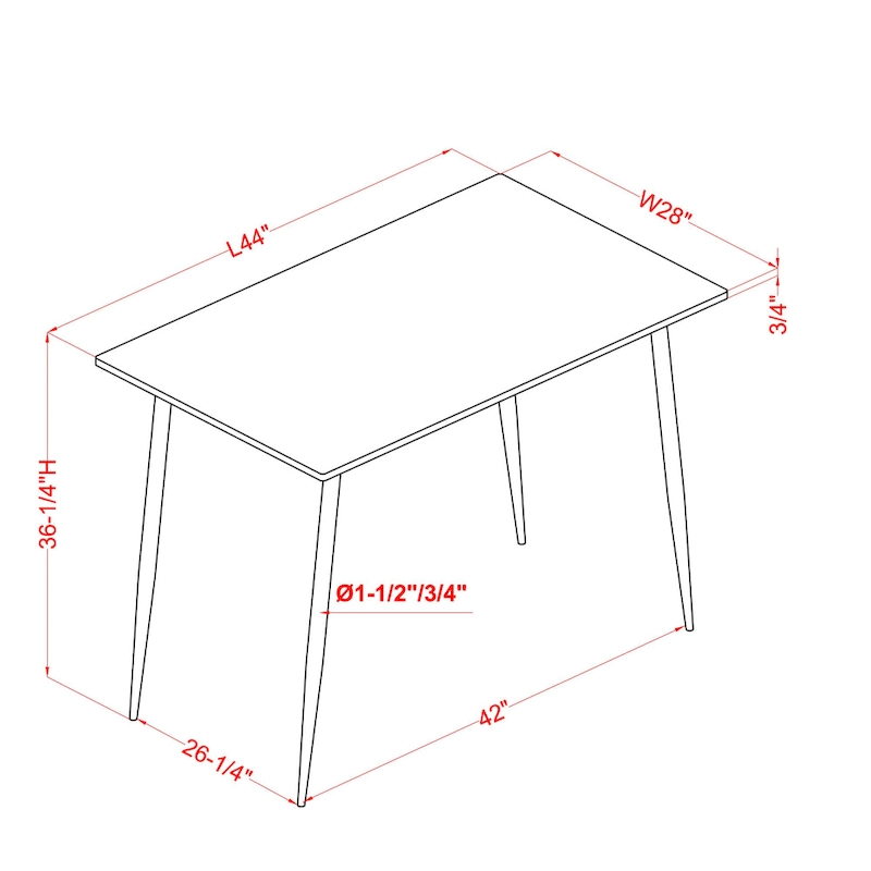 Cairo Industrial Metal 5-Piece Counter Height Dining Table Set by Furniture of America