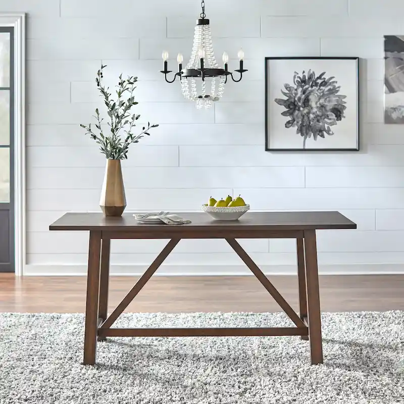 Simple Living Homestead Trestle Dining Table