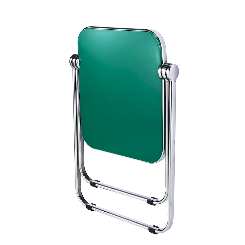 LeisureMod Lawrence Rectangular Folding Table with Aluminum Frame - 16.73