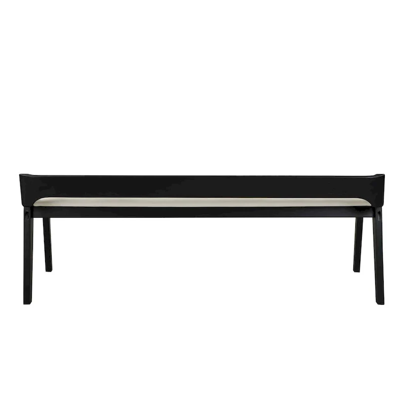 Rasmus Mid Century Wood Dining Bench