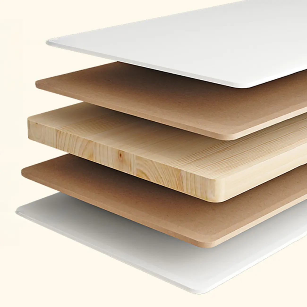 Rectangular White Wood Vertical Display Bookcase with Drawers