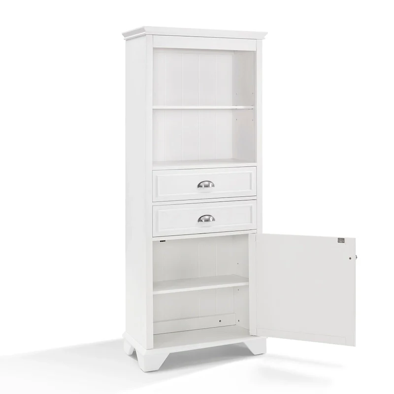 Lydia Tall Cabinet in White