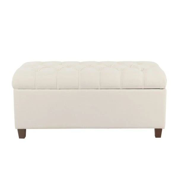 Muir Button Tufted Storage Bench