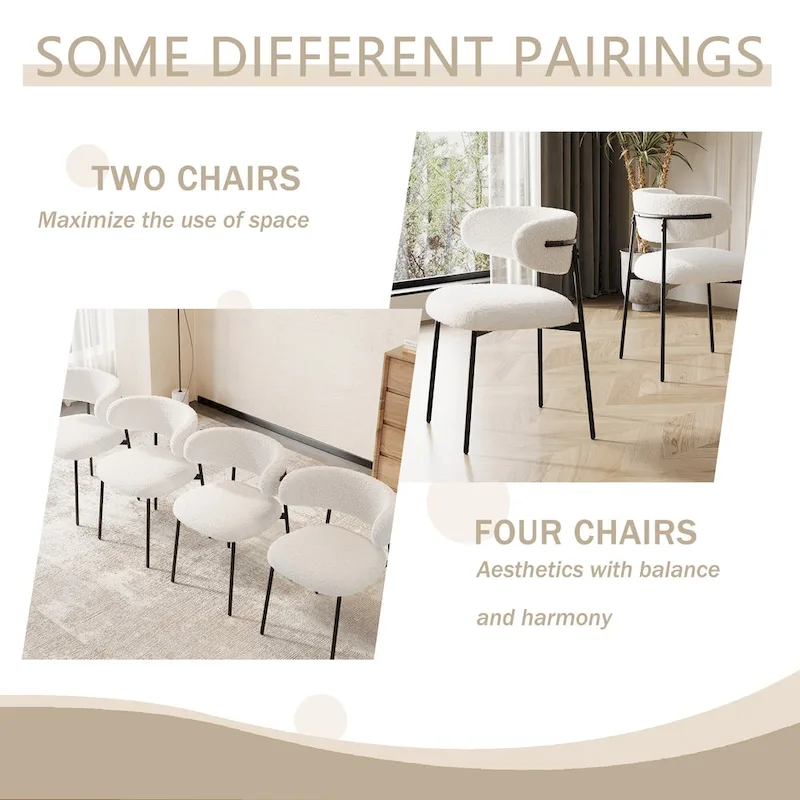 Dining Chairs Set Of 2 With Metal Legs