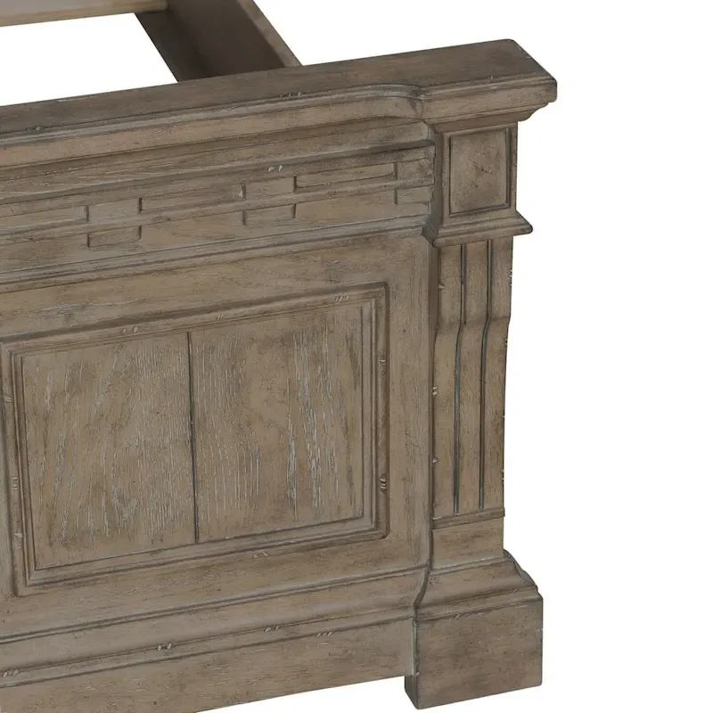 Town & Country Dusty Taupe Panel Bed