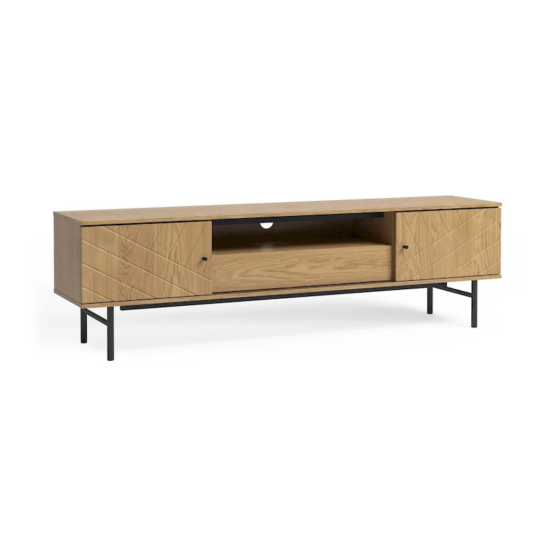 Studio London Amara 70.6 Media Console Oak Effect TV Stand