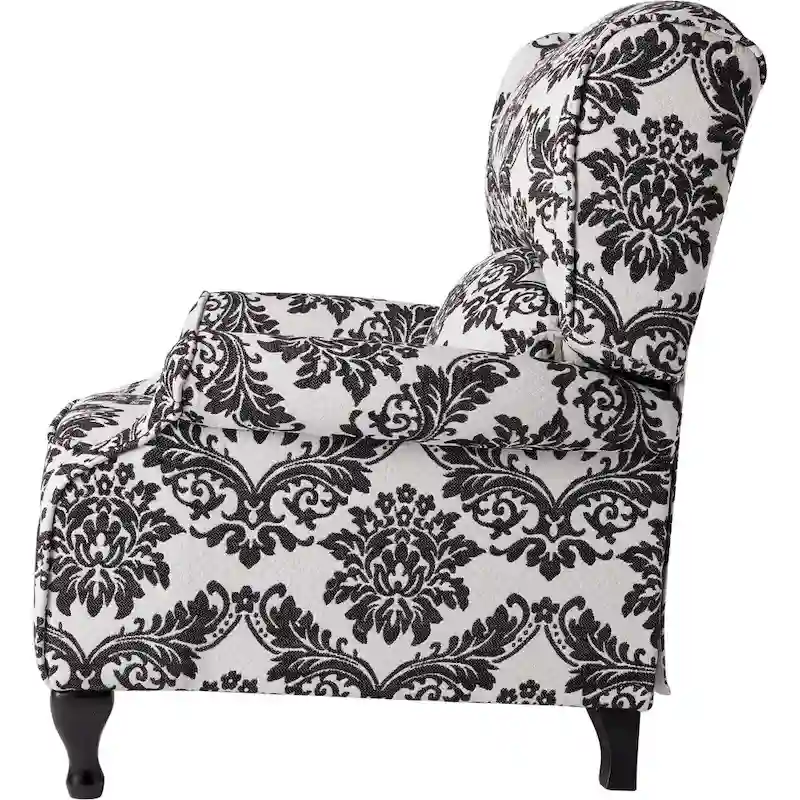 Simple Living Upholstered Wing Recliner