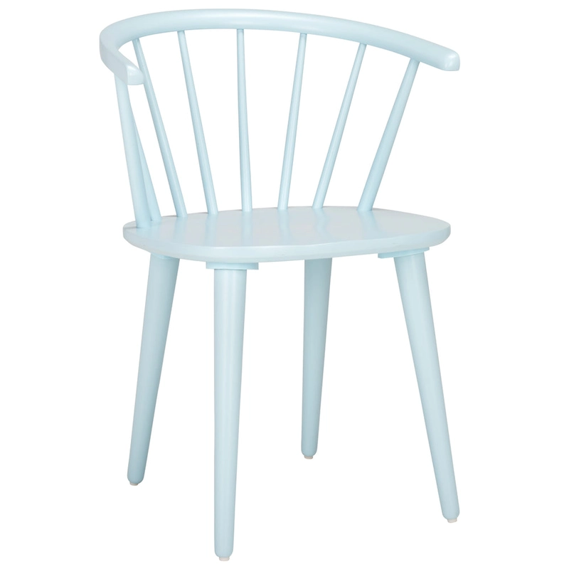 SAFAVIEH Home Blanchard 18-inch Curved Spindle Side Chair [SET of 2] - 21W x 21D x 30H