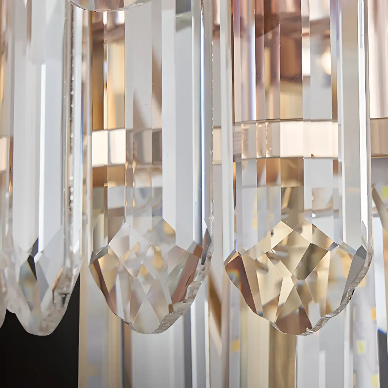 Modern Luxury Crystal Wall Sconce with Gold Finish
