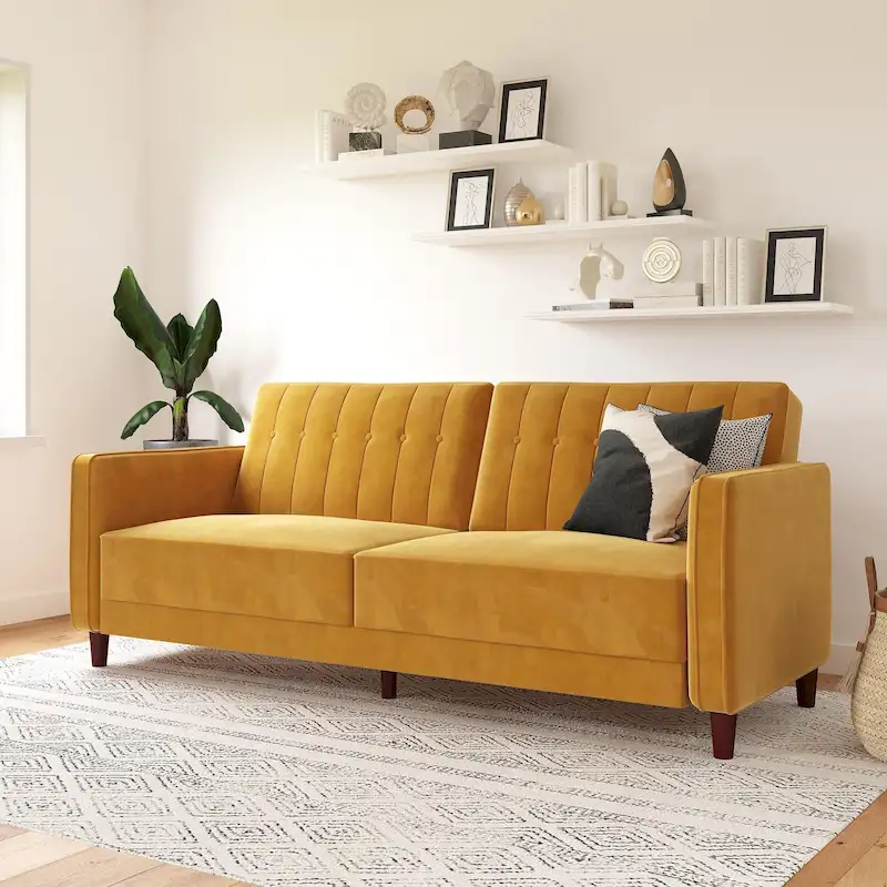 Ivy Tufted Transitional Futon