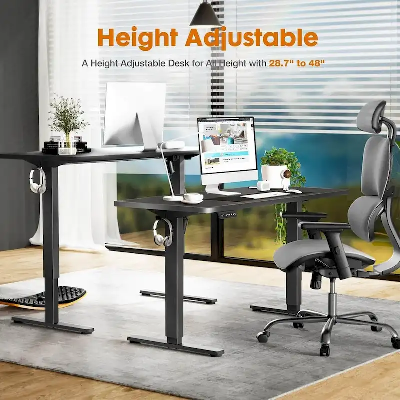 Height Adjustable Electric Standing Ergonomic Computer Desk