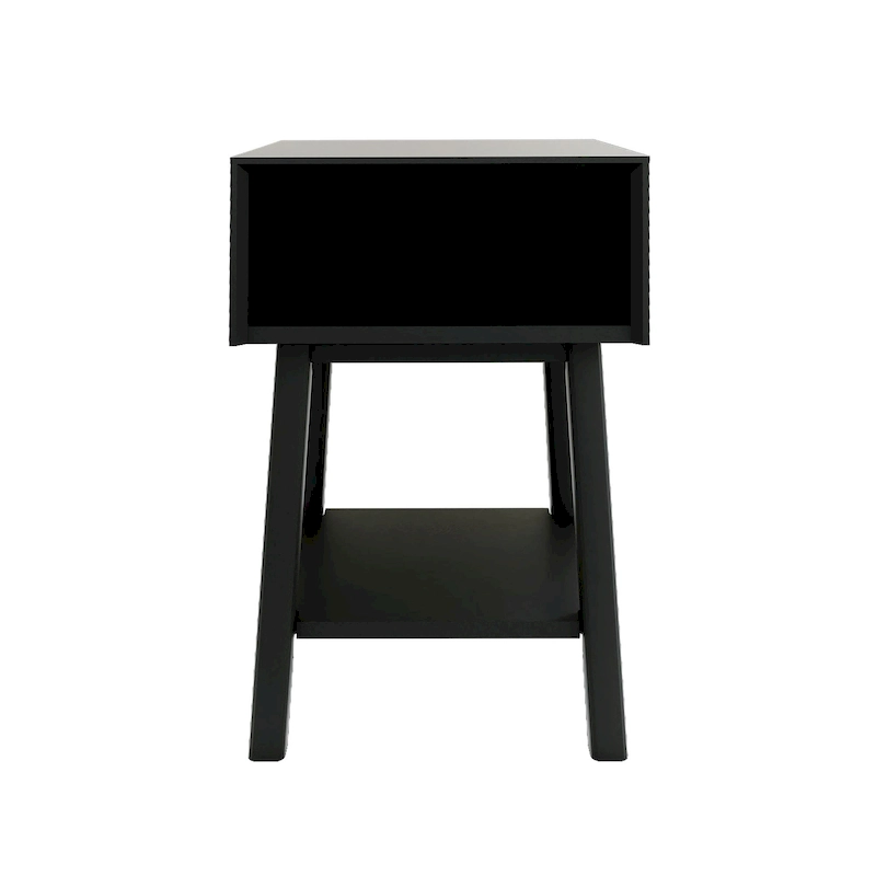 Plank and Beam Mid-Century Modern Cubby Nightstand