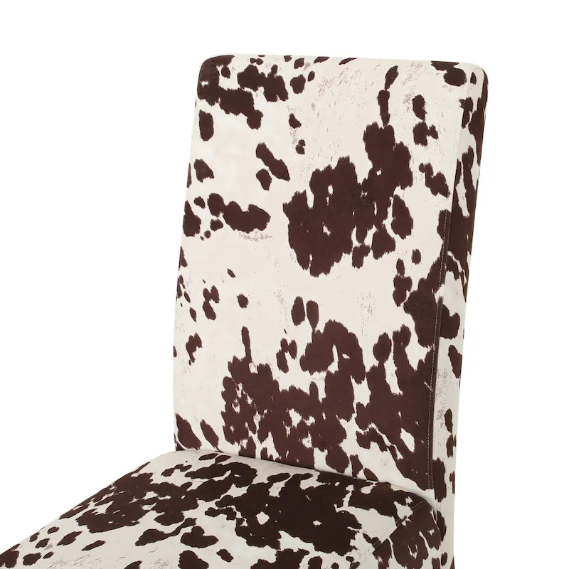 Patterned Upholstered Dining Chairs (Set of 4)