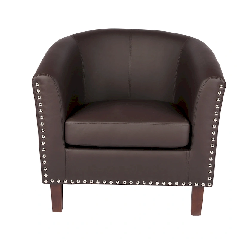 Carson Carrington Junsele PU Leather Accent Club Chair