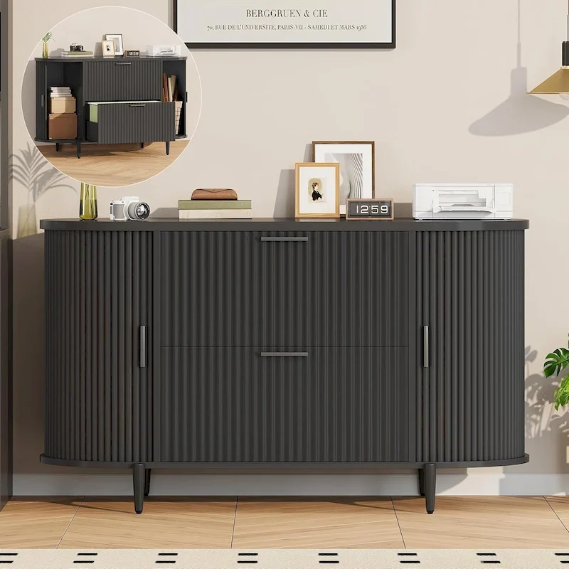 2 Drawer File Cabinet Filing Cabinet Home Office 2 Door Storage