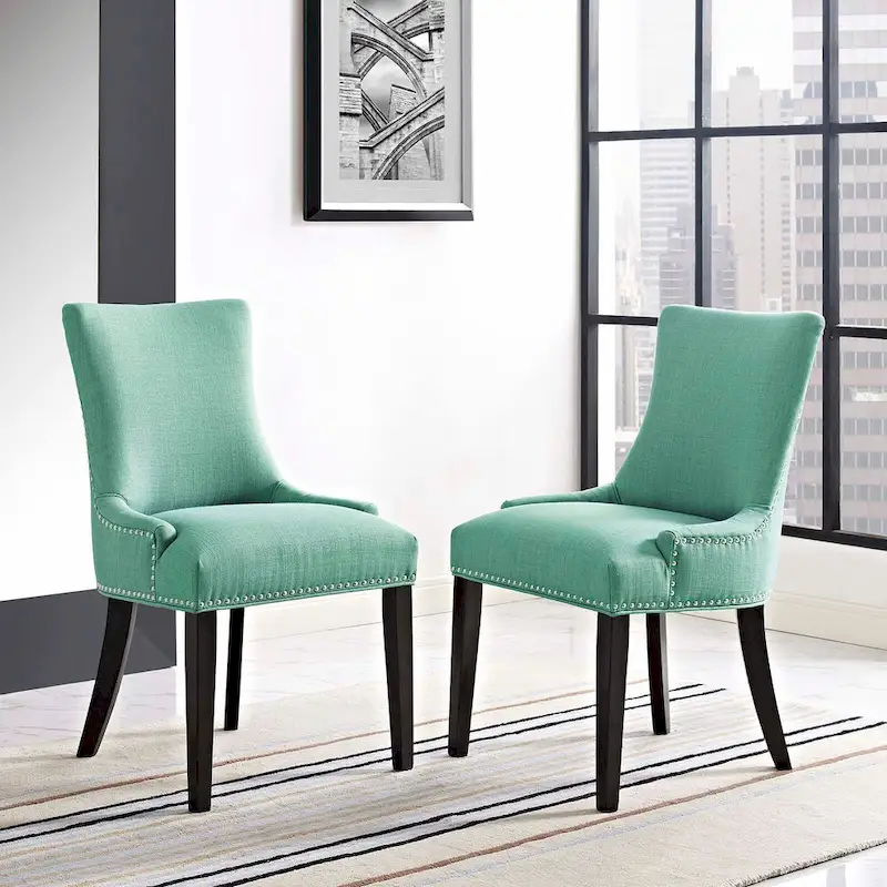 Marquis Set of 2 Fabric Dining Side Chair