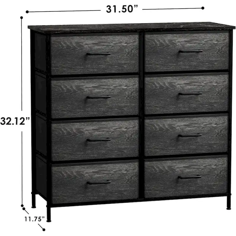 Dressers for Bedroom with 8 Drawers, Chest of Drawers for Bedroom