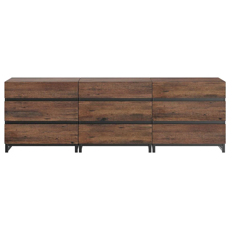 3 in 1 Modern Sideboard with 9 Drawers