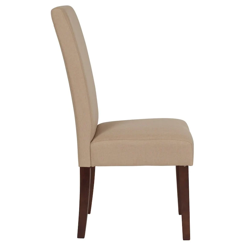 Tufted Parsons Chair with Side Panel Detail