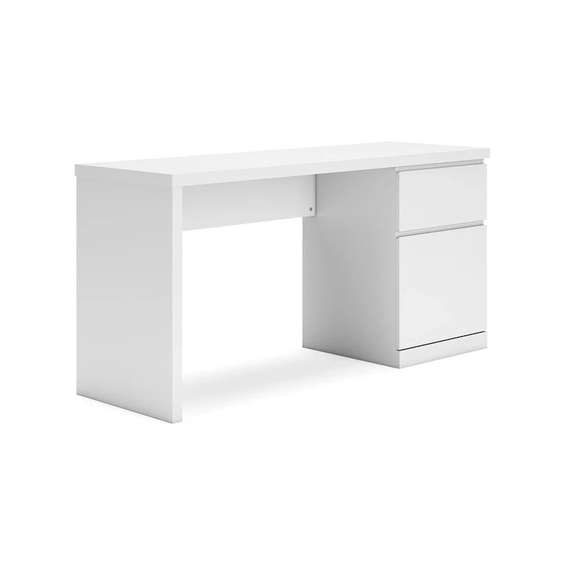 White 60 Home Office Desk
