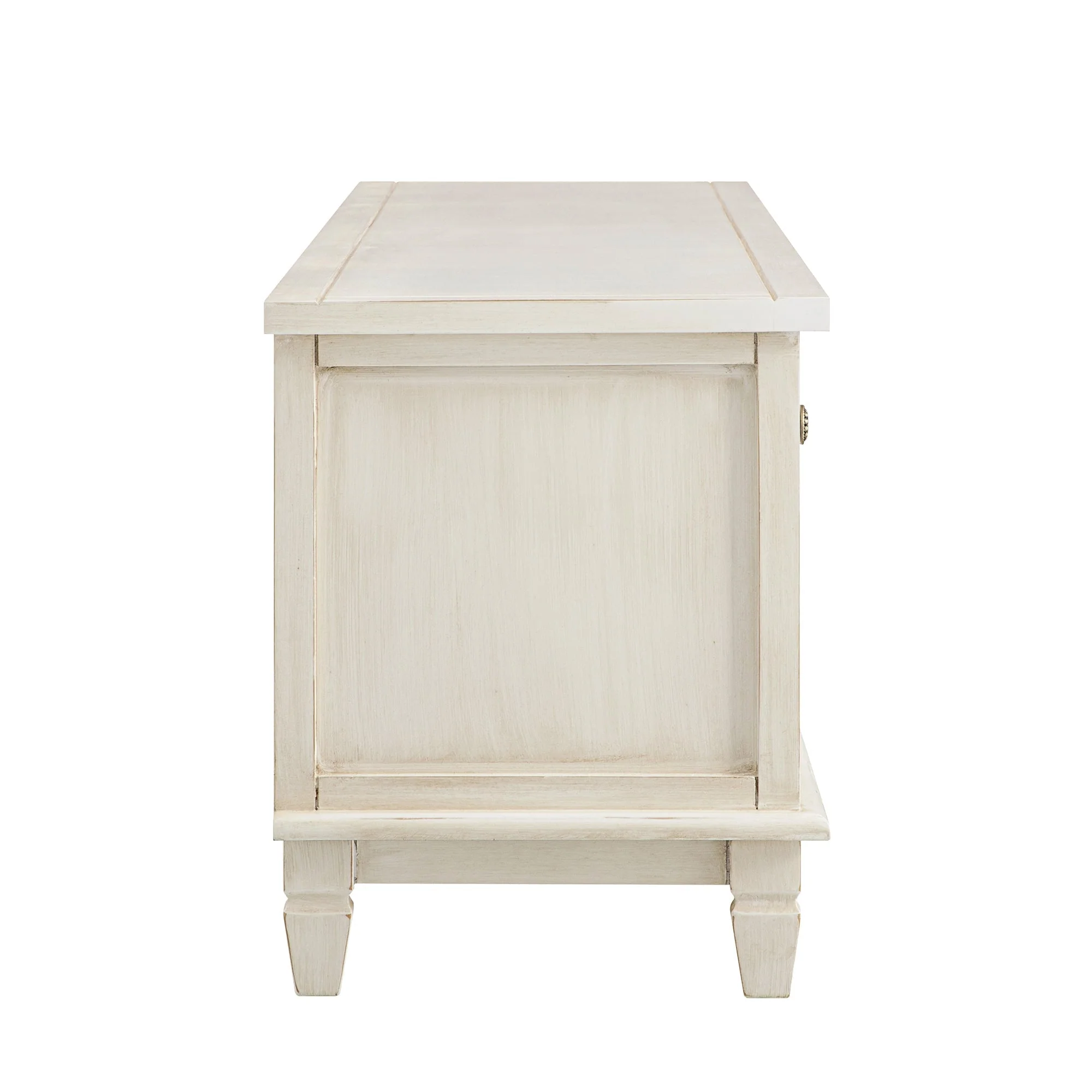 Whitewashed 79 Wide TV Stand