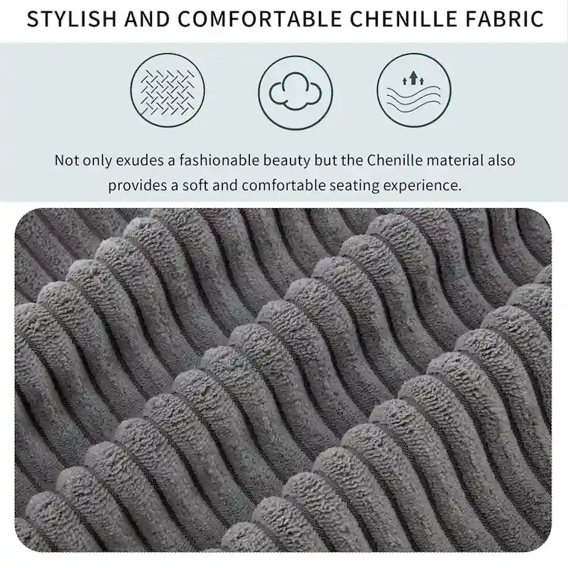 105 3 Seater Sofa with Removable Back Cushions and 5 Pillows