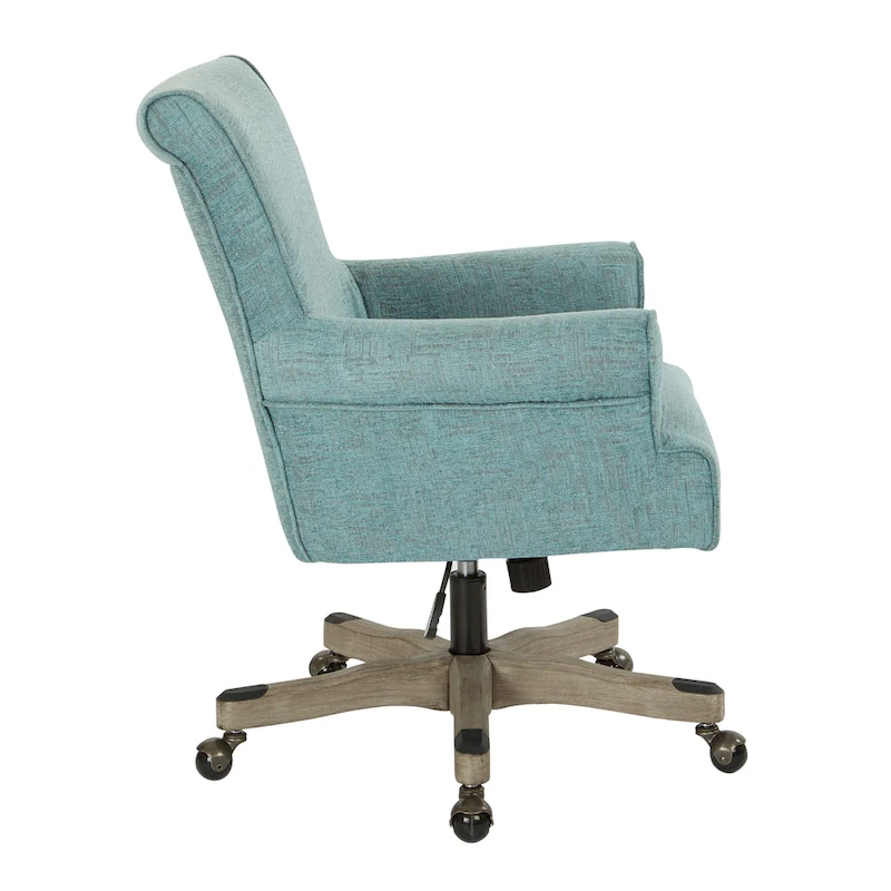 Megan Office Chair with Wood Base