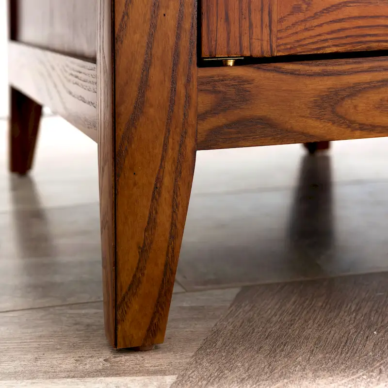 Traditional Solid Wood Mission Cabinet End Table