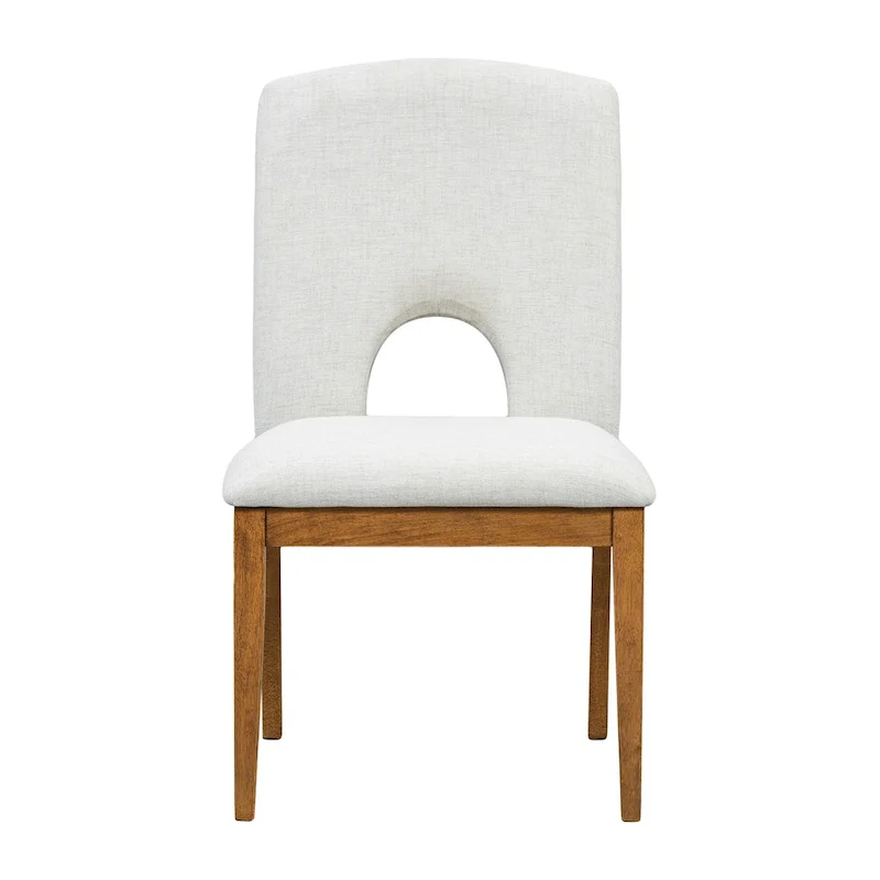 Modern Style 5-Piece Extendable Round Dining Table Set with Removable Leaf and Upholstered Dining Chairs