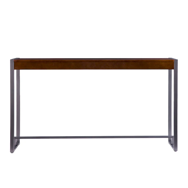 SEI Furniture Macen Modern Narrow Industrial Console Table