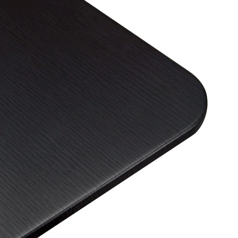 Espresso / White Pneumatic Sit-Stand Mobile Desk, Single User