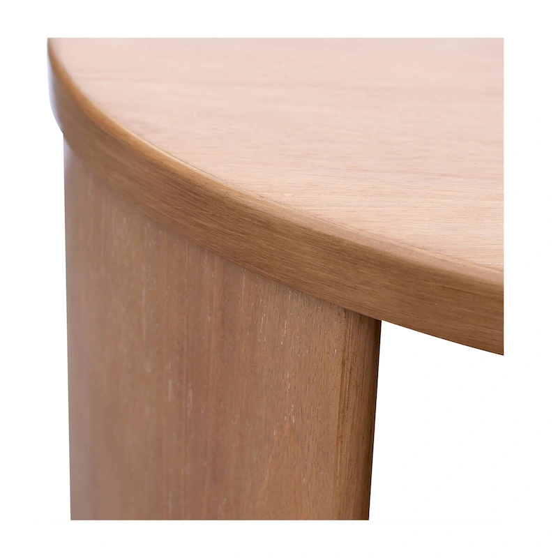 INK+IVY Skye Round Coffee Table with Shelf