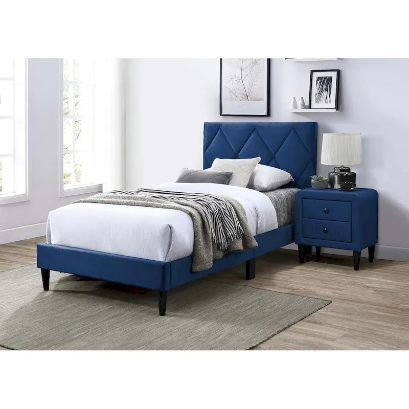 Poundex Twin Bed
