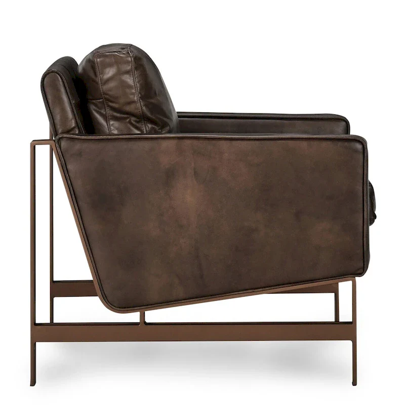 Classic Home Chad Leather Club Chair