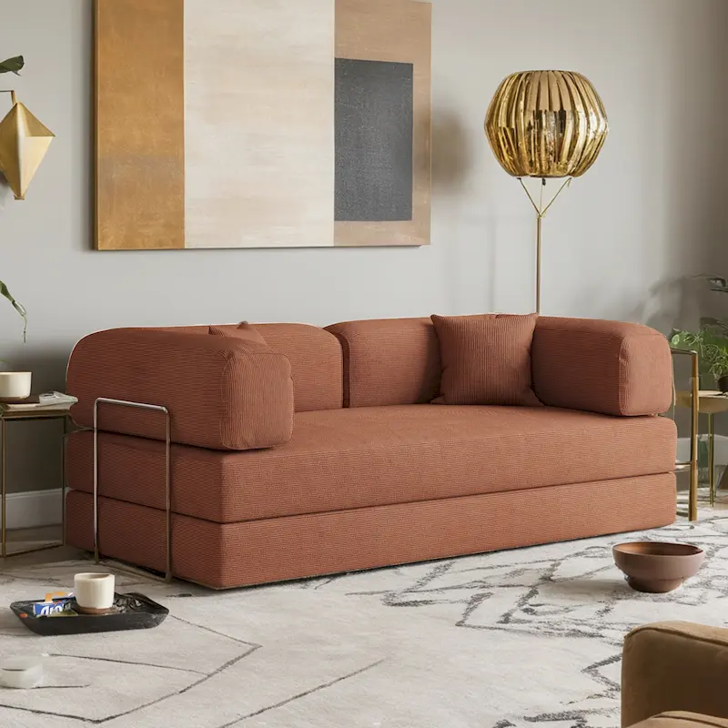 Modern Vintage Convertible Sleeper Sofa Bed