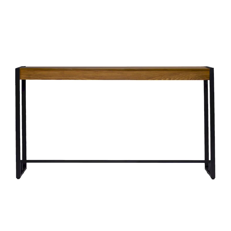 SEI Furniture Macen Modern Narrow Industrial Console Table