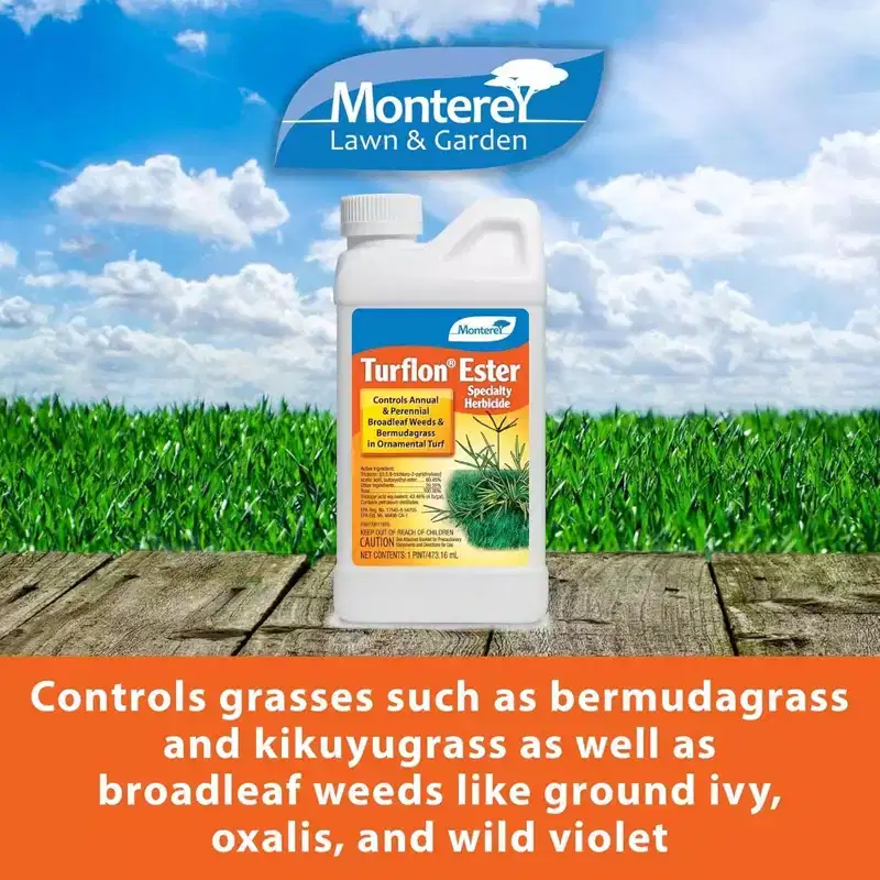 Monterey Turflon Ester Specialty Herbicide Concentrate Broadleaf Weed Killer, 16 oz