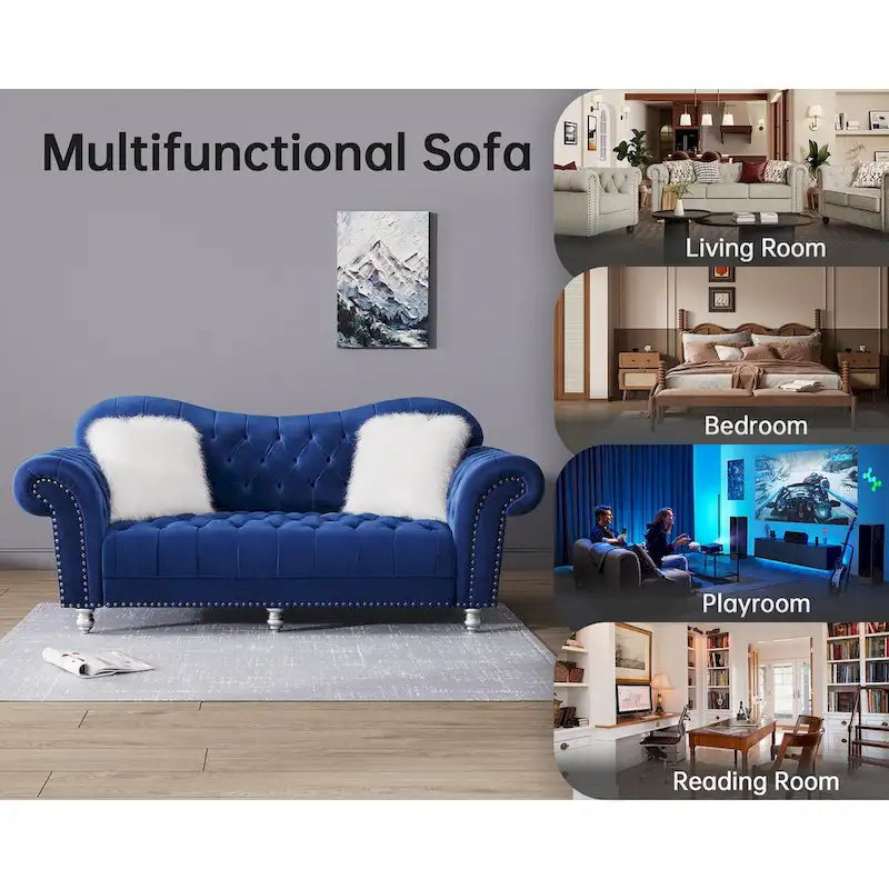 Luxury Classic America Chesterfield Tufted Back Sofa