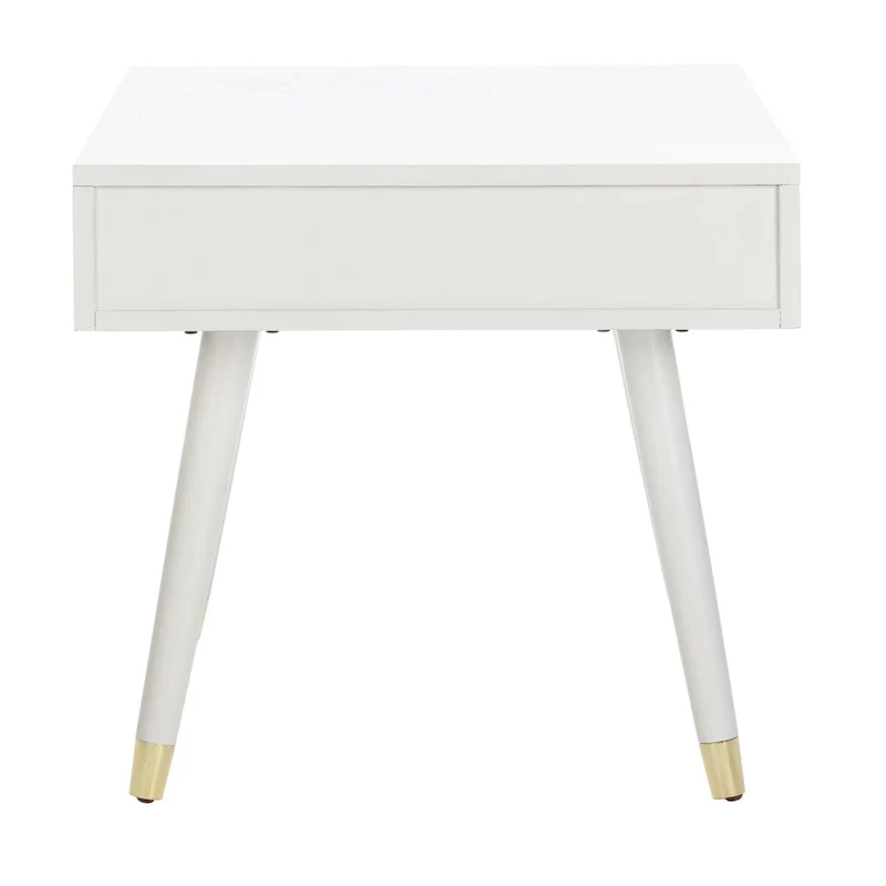 SAFAVIEH Sunny Mid-Century Gold Cap End Table - 24 x 24 x 22.3 - 24Wx24Dx22H