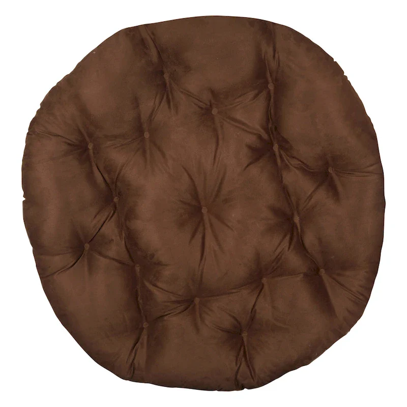 Klear Vu Solid Micro Suede Thick and Fluffy Replacement Papasan Chair Cushion