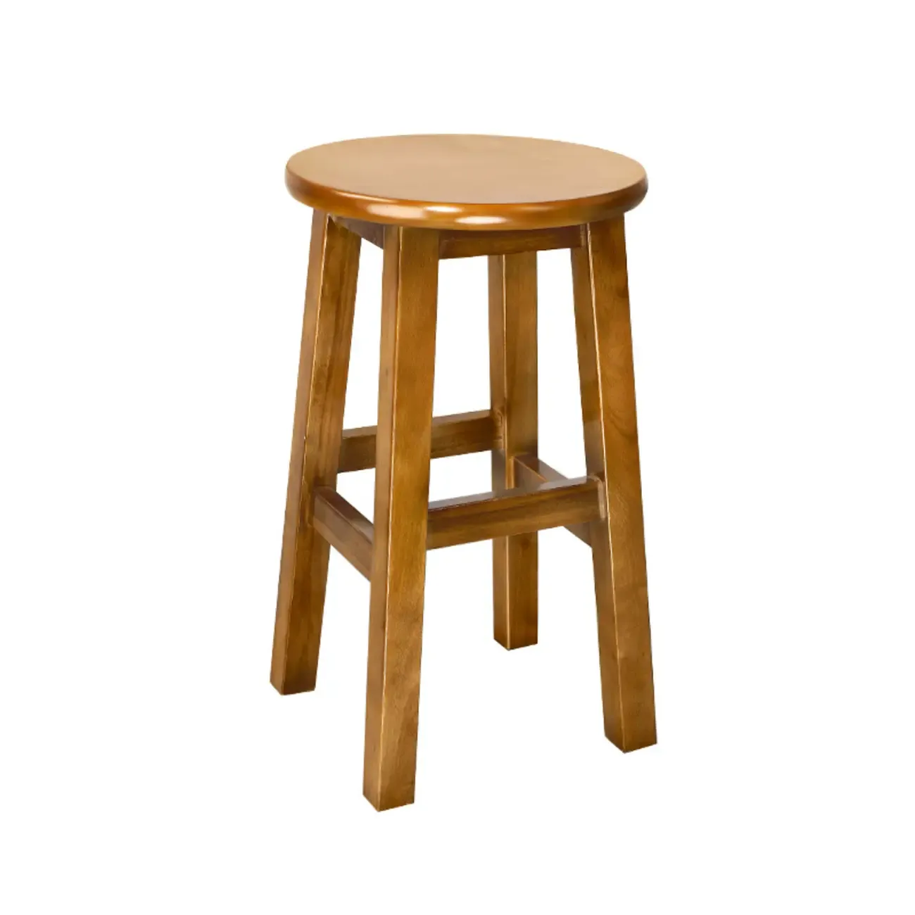Counter Height Modern Wood Backless Bar Stools