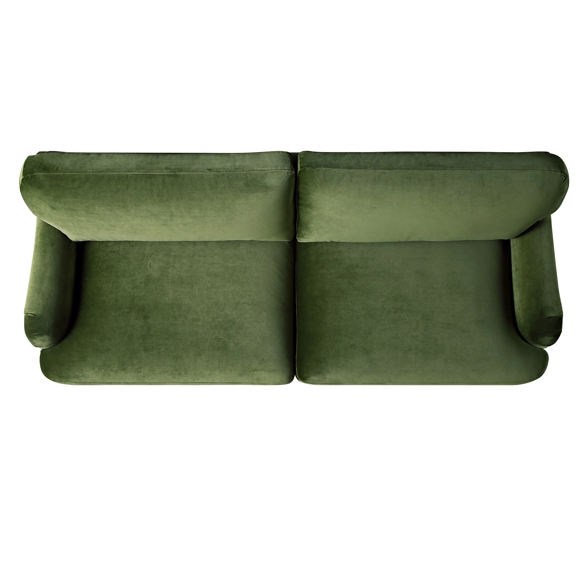 Fern Green Velvet Sofa, 3-Seater