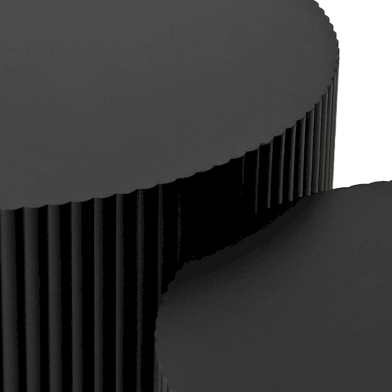 Wave Stripe Nesting Coffee Table Set