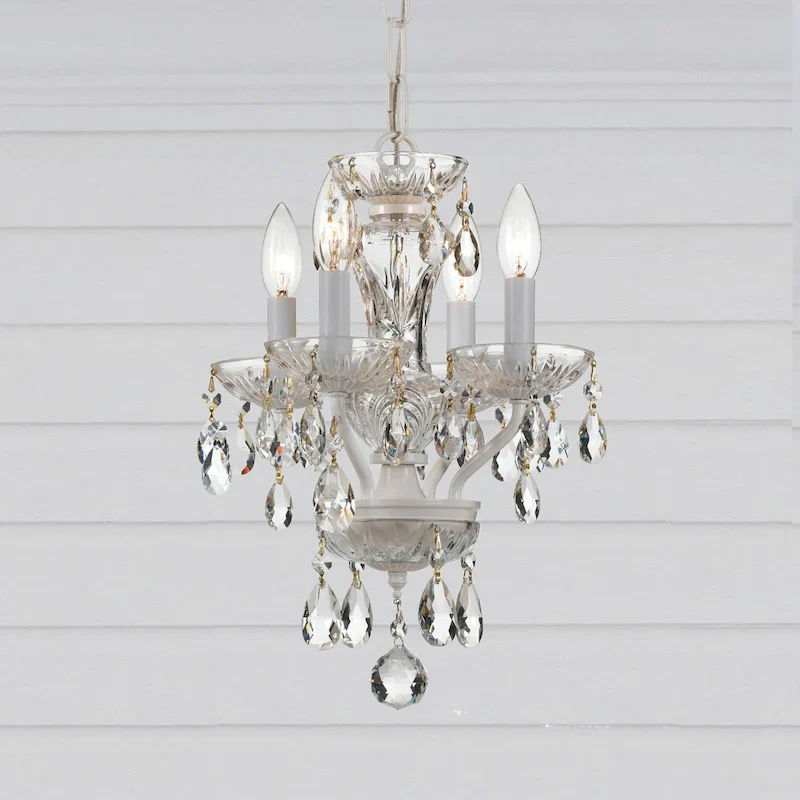 Crystorama Lighting Group Traditional Crystal 4 Light 11  Wide