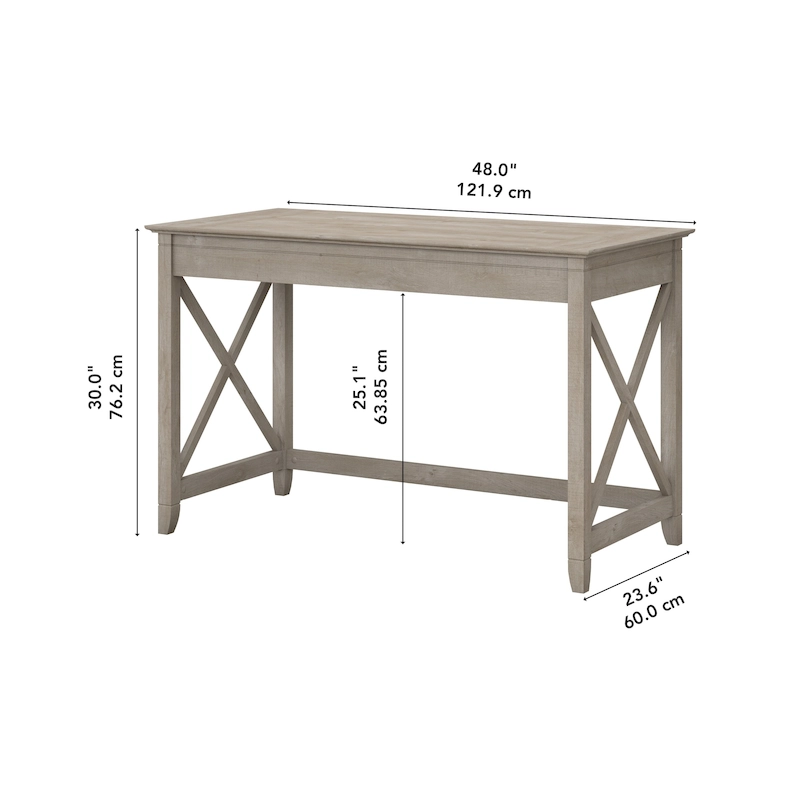 Key West 48W Writing Desk by Bush Furniture